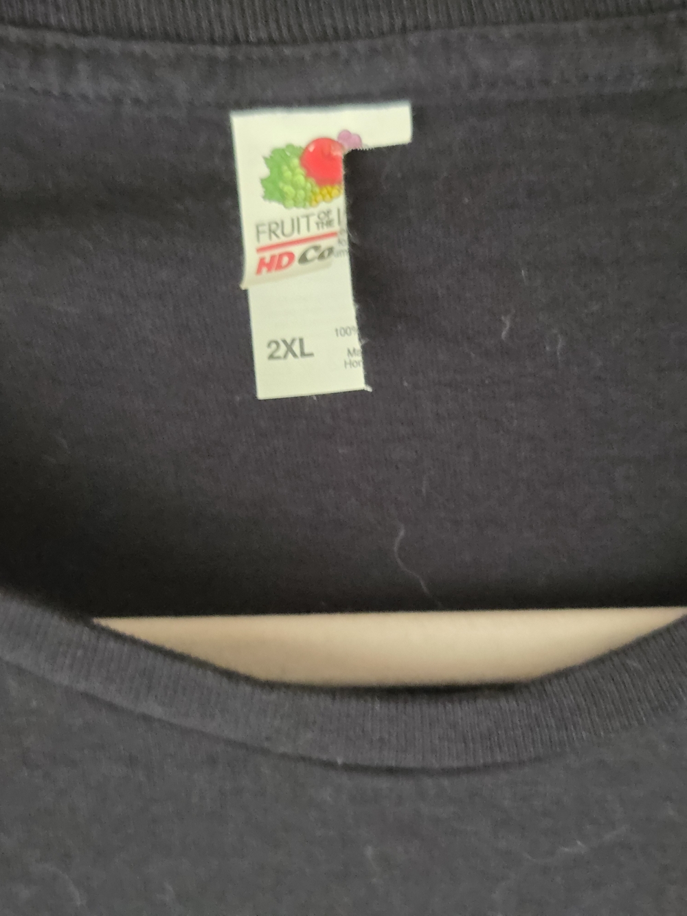 Upcycled Graphic T-shirt With Plaid Long Sleeves - Picture 7 of 8